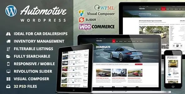 Automotive – Car Dealership Business WordPress Theme