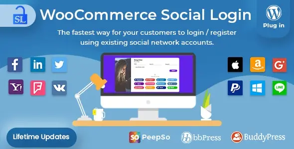 WooCommerce Social Login – WordPress Plugin