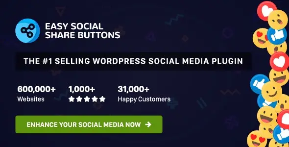 Easy Social Share Buttons for WordPress