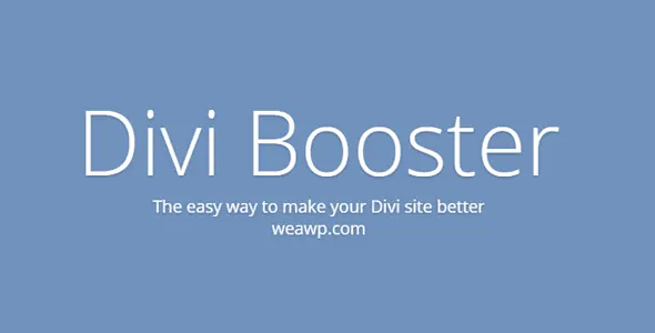 Divi Booster WordPress Plugin