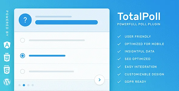 TotalPoll Pro – Responsive WordPress Poll Plugin