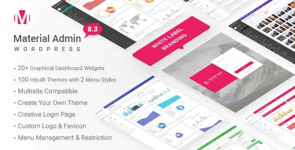 Material – White Label WordPress Admin Theme