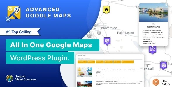 Advanced Google Maps Plugin for WordPress – WP MAPS PRO