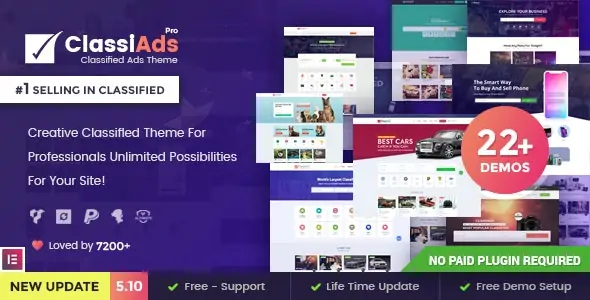 Classiads – Classified Ads WordPress Theme