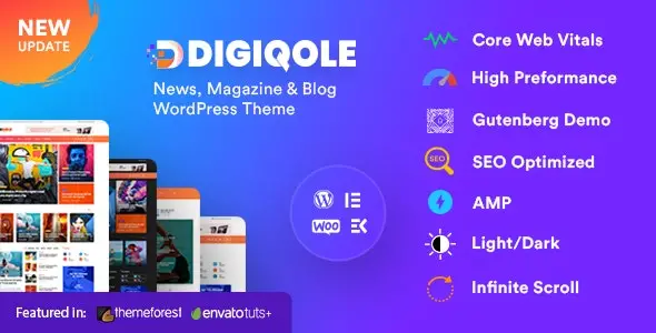 Digiqole – News Magazine WordPress Theme