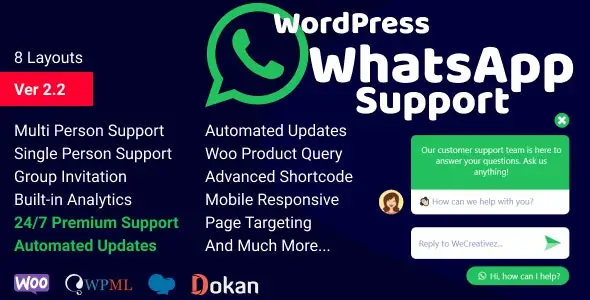 WordPressWhatsAppSupport