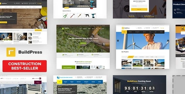 BuildPress – Multi-purpose Construction and Landscape WP Theme