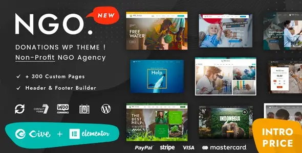 ngo charity donation wordpress theme