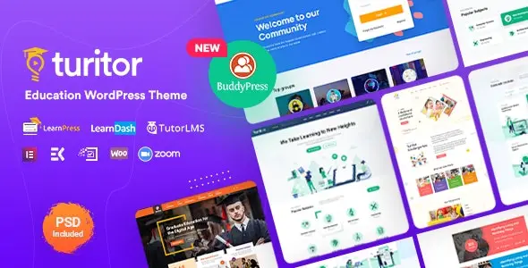 Turitor – LMS & Education WordPress Theme