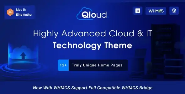 Qloud – WHMCS, Cloud Computing, Apps & Server WordPress Theme