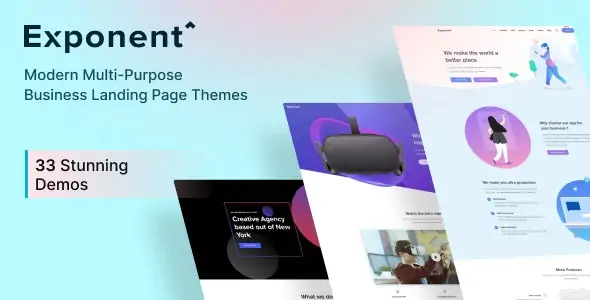 Exponent – Modern Multi-Purpose Business WordPress Theme