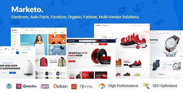 Marketo – ECommerce & Multivendor A Woocommerce WordPress Theme