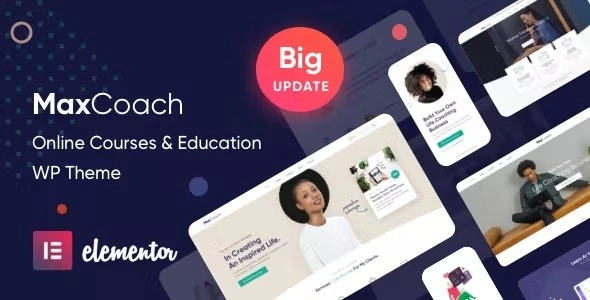 MaxCoach – Online Courses & Education Elementor WP Theme