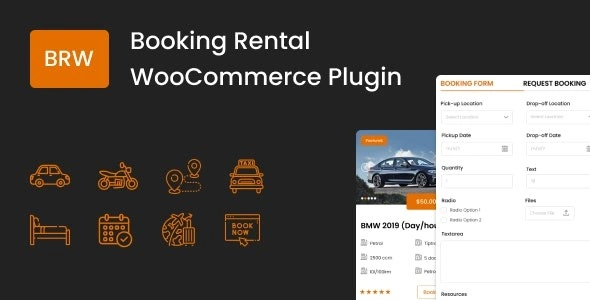 BRW – Booking Rental Plugin WooCommerce