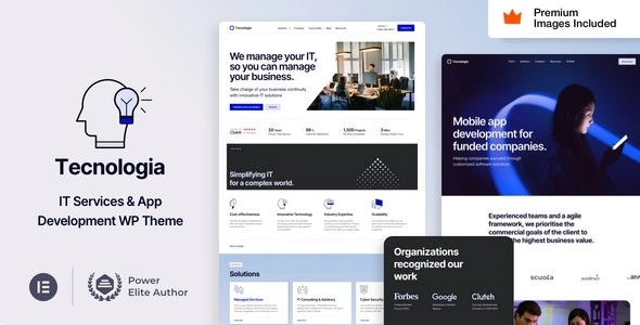 Tecnologia by Vamtam – IT SAAS Software Technology WordPress Theme