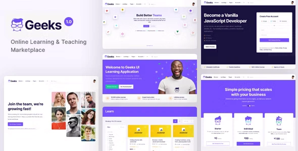 Geeks – Online Learning Marketplace WordPress Theme