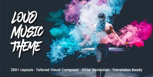 Loud – A Modern WordPress Theme for the Music Industry