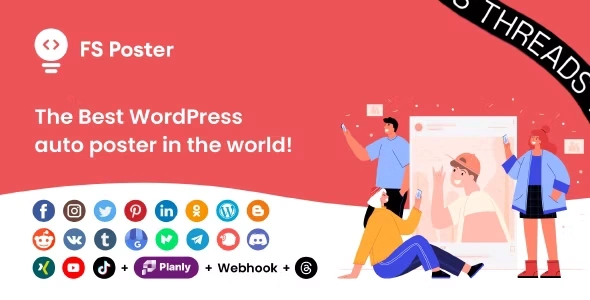 FS Poster – WordPress Social media Auto Poster & Scheduler [Facebook, Instagram, Twitter, Pinterest]