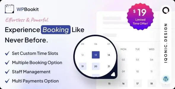 WPBookit – Appointment Booking WordPress Plugin