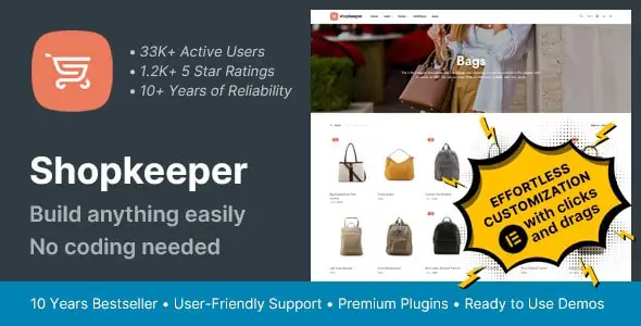 Shopkeeper – eCommerce WP Theme for WooCommerce