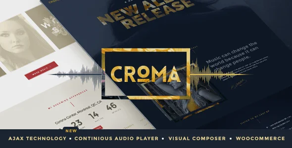 Croma – Music WordPress Theme with Ajax and Continuous Playback