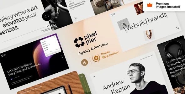 Pixelpiernyc by Vamtam – Portfolio Creative Agency Freelancer WordPress Theme