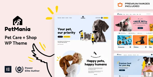 PetMania by Vamtam – Pet Care Shop Ecommerce WordPress Theme