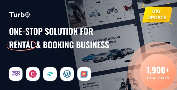 Turbo – WooCommerce Rental & Booking Theme