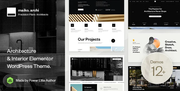 Maiko – Architecture and Interior Design WordPress Theme