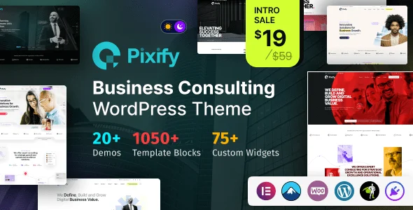 Pixify – Business Consulting WordPress Theme