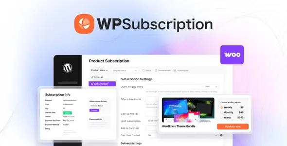 WPSubscription Pro – Subscription & Recurring Payment Plugin for WooCommerce
