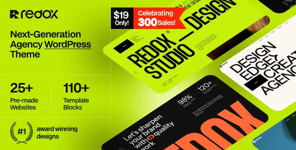 Redox – Creative Agency Portfolio WordPress Theme