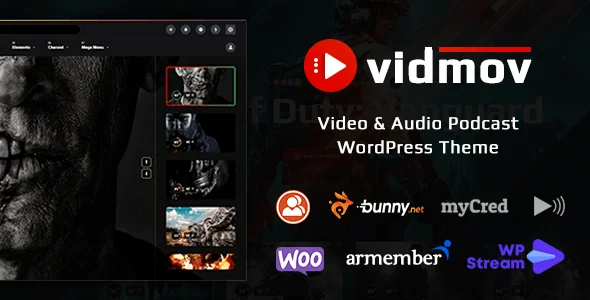 VidMov – Video WordPress Theme