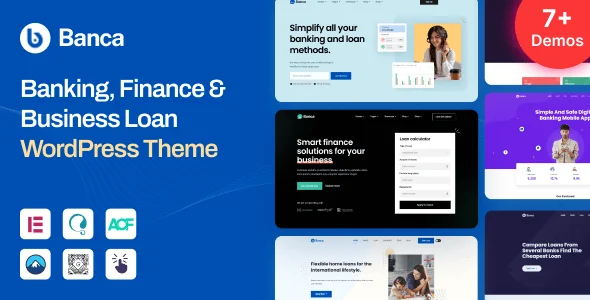 Banca – Banking, Finance & Business Loan WordPress Theme