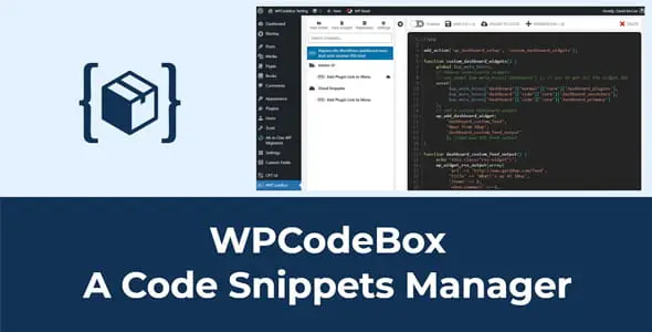 WPCodeBox 2 – The most powerful Code Snippets Manager for WordPress