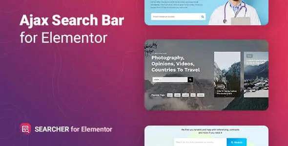 Searcher – Ajax Search for Elementor